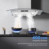 Range Hood 30 Inch, Stainless Steel Wall Mount Kitchen Vent Hood, 400CFM - 2 of 4