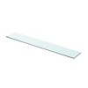 vidaXL Shelves 2 pcs Panel Glass Clear 31.5 in.x4.7 in. - 2 of 3