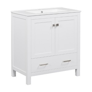 Dexmalle 30 Inch Bathroom Vanity with Multifunctional Storage - 1 of 4