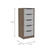 Depot E-Shop Dresser 42"H, 5 Drawer, Vertical Dresser - 3 of 4