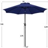 Yaheetech 9FT Outdoor Patio Umbrella with Crank and Push Button to Tilt - 3 of 4