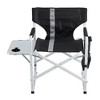 CAVINAS Oversized Lightweight Aluminum Folding Camping Chair with Side Table and Storage Pockets, Oxford Cloth Outdoor Seating, Lawn Chairs Folding - 2 of 4