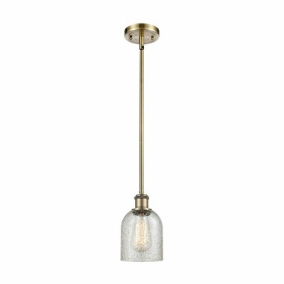Caledonia - 1 Light Mini Pendant In Industrial Style-10 Inches Tall and 5 Inches Wide
