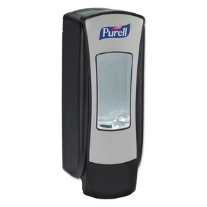 PURELL ADX-12 Dispenser, 1,200 mL, 4.5 x 4 x 11.25, Chrome/Black, 6/Carton - 1 of 1