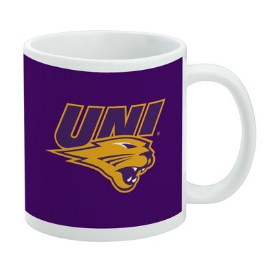 University of Northern Iowa Panthers Logo Ceramic Coffee Mug Novelty Gift Mugs for Coffee Tea and Hot Drinks 11oz White