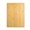 12" x 17.5" Non-slip Bamboo Cutting Board, 100% Natural Bamboo Color, with Juice Groove - 4 of 4