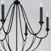 Capital Lighting Bentley 6 - Light Chandelier in  Black Iron - 4 of 4