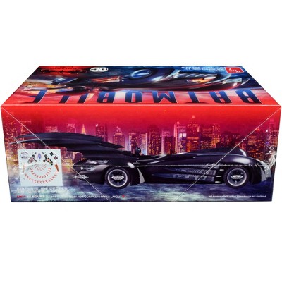 Black Vinyl Batman & Robin Batmobile 1/25 Scale Model Kit