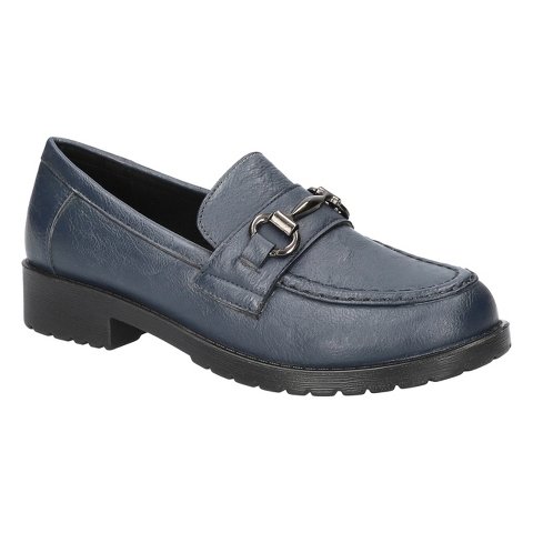 Женские туфли Easy Street Women's Witney Comfort Loafers-Navy 10W