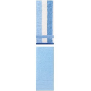 REGALWOVEN Striped Decorative Hand Towels for Bathroom Kitchen Gym 14" x 30"/13" x 29" 2 Pcs - 1 of 4