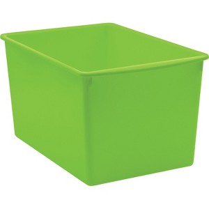 Teacher Created Resources Lime Plastic Multi-Purpose Bin (Pack of 6) - 1 of 1