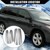 Unique Bargains Upper Roof Rack Rails End Cap Protection Cover Shell for Toyota Highlander Plastic - 2 of 4