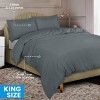 Utopia Deals King Comforters All Season Duvet Insert Gray - 2 of 4