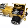 George Barris' Drag-u-la Gold "The Munsters" (1964-1966) TV Series "Silver Screen Machines" 1/18 Diecast Model by Auto World - 3 of 4