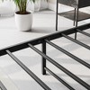 CAVINAS Twin Size Bed Frame, Metal Bed Frame with Storage Headboard & Charging Station, Noise Free - 3 of 4