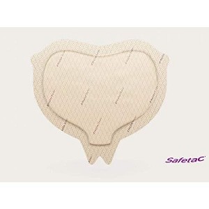 Molnlycke 282455 Mepilex Border Sacrum 8.7" x 9.8" (22 x 25cm) Self-Adherent Absorbent Bordered Foam Dressing with Safetac technology - 1 of 4