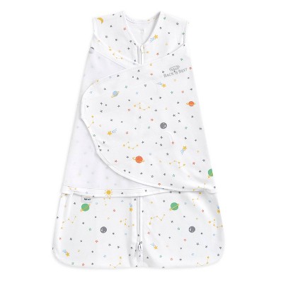 HALO Innovations Sleepsack 100% Cotton Swaddle Wrap - Space - NB