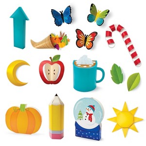 Creative Teaching Press 3D Pop! Year-Round Seasonal Accents Bulletin Board Set (CTP10174) - 1 of 1