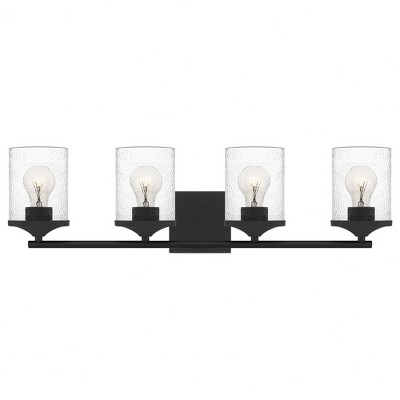 Quoizel Lighting Abner 4 - Light Vanity in  Matte Black