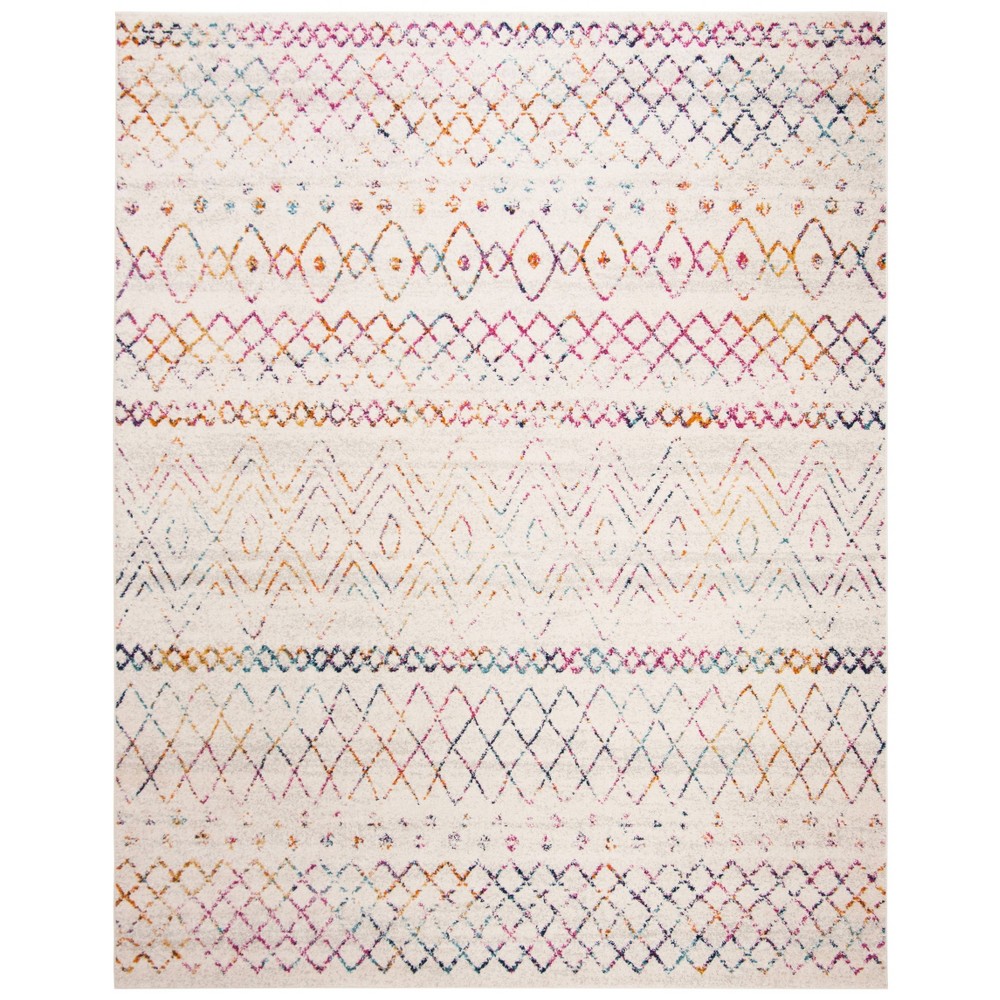 9'x12' Shanda Rug Ivory/Fuchsia - Safavieh