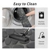 2-piece set of bathroom floor mats, carpet, bathroom floor mat set, bathroom floor mat set, absorbent floor mat, bath mat set - 3 of 4