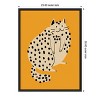 Amanti Art Spotted Cat Delight by Little Dean Framed Canvas Wall Art - 3 of 4