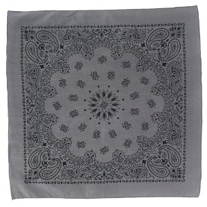 CTM 27 Inch Austin Paisley Print Bandana - 1 of 4