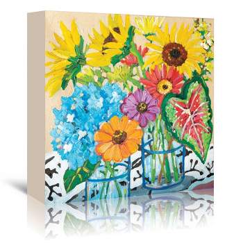 Americanflat Botanical Wall Art Room Decor - Bouquets Of Sunshine by Mandy Buchanan