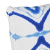 18"x18" Skyline Furniture Square Outdoor Throw Pillow Alena Dye Blue: Botanical Pattern, Zipper Closure, Polyester Fiber Fill - 3 of 4