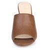 Allegra K Women's Slip-on Block Heel Slide Sandals - 3 of 4