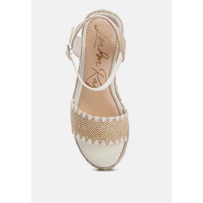 Lucas Raffia Wedge Heel Espadrilles - image 4