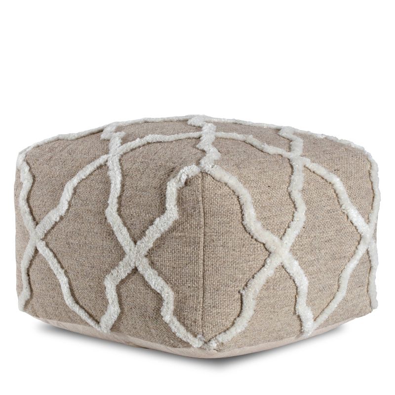 B Sides Moroccan Inspired Pouf - Anji Mountain, 4 of 8