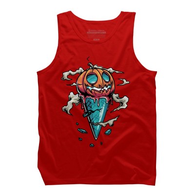 Men's Design By Humans Halloween By anggatantama Tank Top