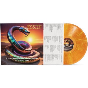 Y & T - Live at Sherwood Hall, Salinas, California - October 1, 1983 - Clear Tangerine with yellow swirl (Clear Vinyl Orange Yellow) - 1 of 1