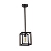 Chloe Lighting IRONCLAD Industrial-Style 1 Light Rubbed Bronze Ceiling Mini Pendant 7" Shade - 2 of 2
