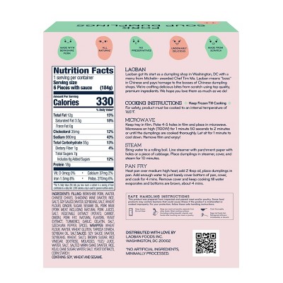 Laoban Pork Soup Dumplings with Sauce Packet - 6.5oz