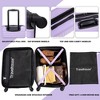 20" ABS Hard Shell Carry-on Luggage, Lightweight Suitcase with Spinner Wheels 4Q -ModernLuxe - 4 of 4