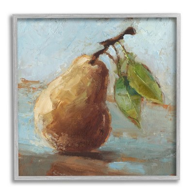 Stupell Industries Pear Fruit Kitchen Painting Framed Giclee Art