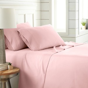Southshore Fine Living Extra-Deep Pocket easy care ultra-soft Microfiber Pleated Sheet Sets - 1 of 4