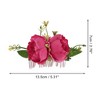 Unique Bargains Women's Portable Simulated Flowers Hair Clips Comb 1 Pc - 2 of 4