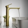 CLIHOME 1.2 GPM Single Handle Single Hole Bathroom Faucet with Water Supply Hose and Built-in Aerator - 3 of 4