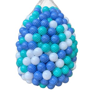 Whisen Ball Pit Balls 500 Count for Kids, Colorful Phthalate Free BPA Free, Safe, Crushproof, Lightweight, Gift for Kids - 1 of 4
