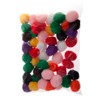John Bead 2in Multi Pom Poms for Crafts DIY Art Creative, 50pcs - 4 of 4