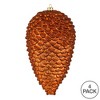 Vickerman Matte Glitter Pinecone Christmas Ornament - 2 of 2