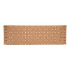 Airsurfer Stylish Acacia Wood Bedroom Bench with Woven PU Leather Seat - 3 of 4