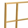 SpassWay Black/Gold Accent Wall Mirror Bathroom/Vanity Mirror Overmantal Mirror Overmantel Mirror for Living Room Bedroom Entryway - 4 of 4
