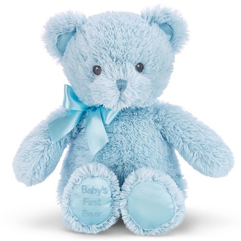 Bearington Baby s First Bear Large Blue Stuffed Animal Teddy 18