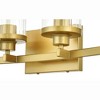 Elegant Lighting Saanvi 4 light Chrome and Clear Bath Sconce - 4 of 4