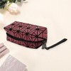 Unique Bargains Women's Portable Geometric Makeup Bag 1 Pc - 3 of 3