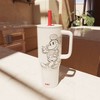 Zak Designs 30oz Stainless Steel Vacuum Sutton Slim Straw Tumbler with Handle - 4 of 4
